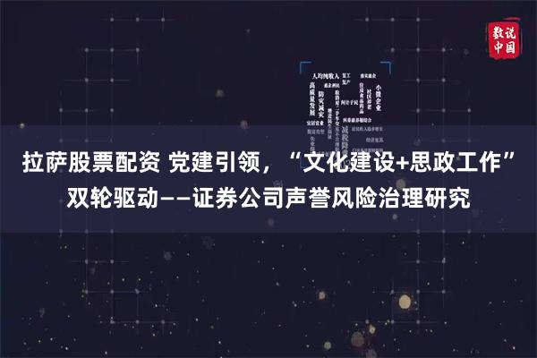 拉萨股票配资 党建引领，“文化建设+思政工作”双轮驱动——证券公司声誉风险治理研究